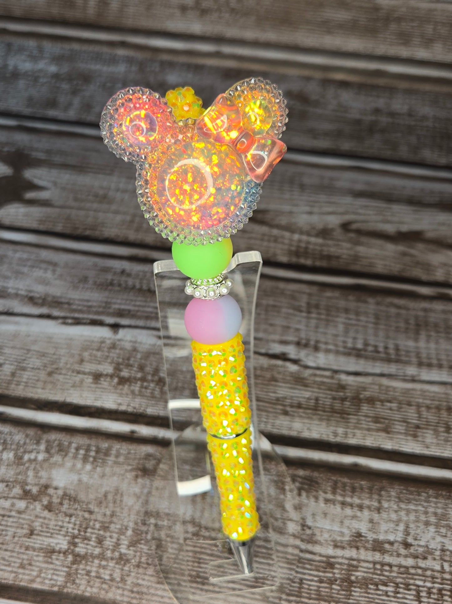 AB Rhinestone Beaded Pens