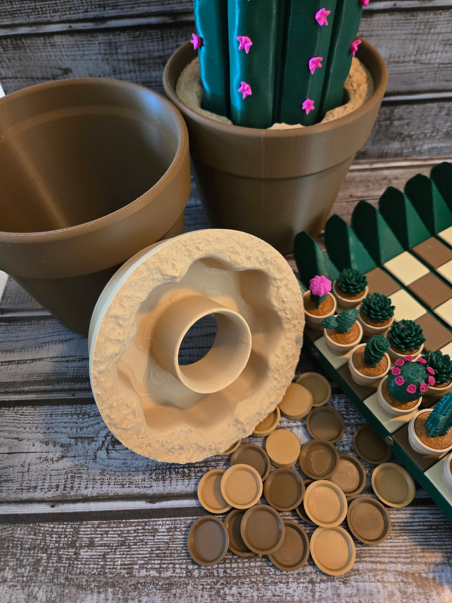 Cactus Chess Set
