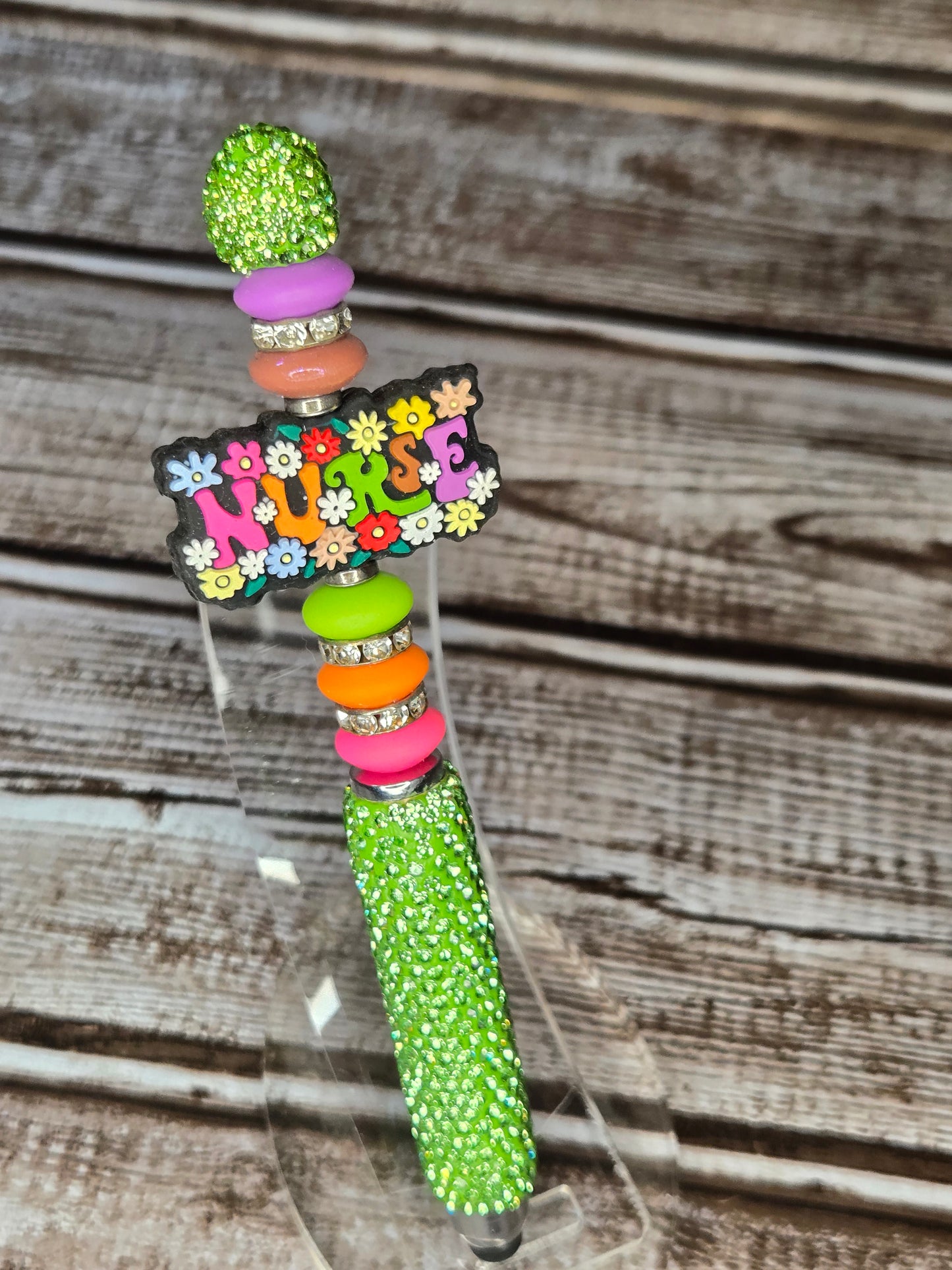 Clay Rhinestone Stylus Pens