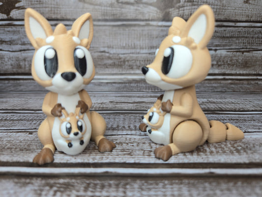 Kangaroo with Joey